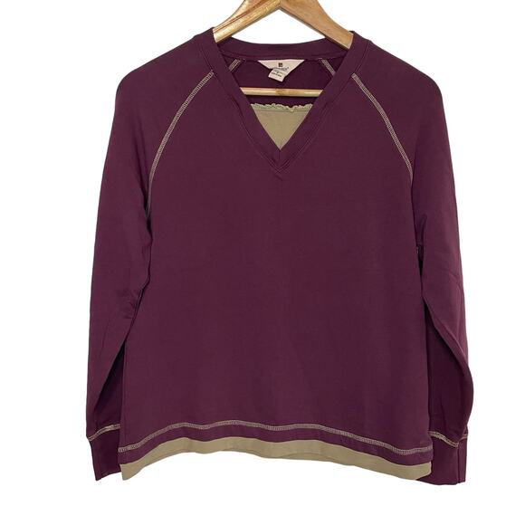 Woolrich Purple Long Sleeve S Womens Casual Color Pop Seams Lightweight - Picture 1 of 5